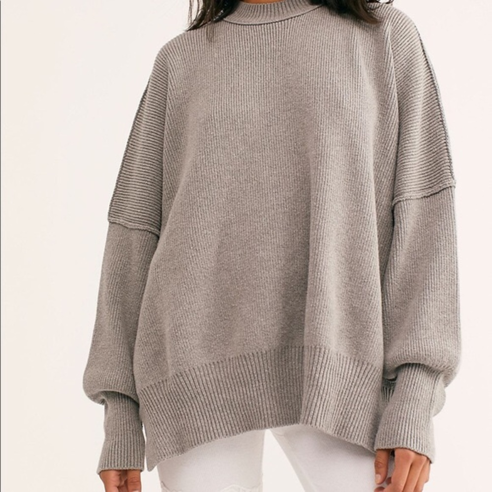 NWT Easy Street Tunic Heather Grey Size M, Free People